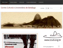 Tablet Screenshot of ccub.org.br
